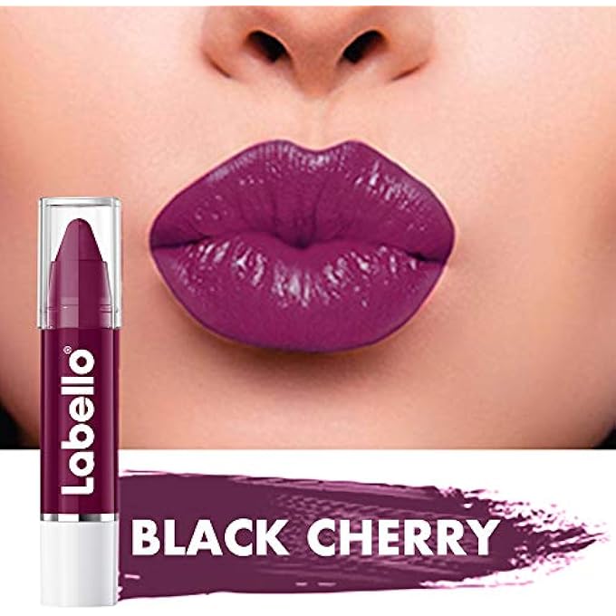 Labello CRAYON LIPSTICK, COLOUR LIP BALM, BLACK CHERRY, 3G - Image 3
